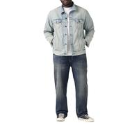 Straight-Jeans LEVI'S PLUS "501 LEVI'SORIGINAL B&T", Herren, Gr. 48, Länge 32, 3pm in columbus, Denim/Jeans, Obermaterial: 99% Baumwolle, 1% Elasthan, straight fit, Jeans Straight-Jeans (44809554-48)