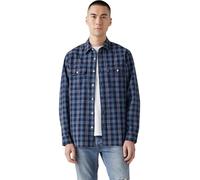 Levi's Herren Jeanshemd Jackson Worker aus Baumwolle mit Brusttaschen, Blau (Blairmore Indigo Yar), S
