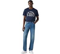 Levi's Herren Jeanshose 501 Original mit Knopfleiste, Straight Fit, Blau (Cascade LTWT), W31/L32