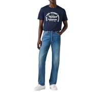 Levi’s Jeans Original Fit 501 in blauer Cascade-Waschung W33 / L32 Straight Fit