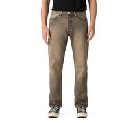 Levi's Herren Jeanshose 501 Original mit Knopfleiste, Straight Fit, Braun (Ancient Space Od), W33/L32
