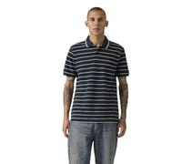 Levi's Herren Kurzarm-Poloshirt Original mit Piqué-Struktur, Standard Fit, Blau (Teddy Stripe Dress B), L