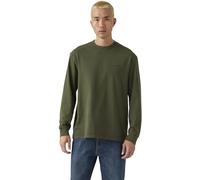 Langarmshirt LEVI'S, Herren, Gr. XL, garment dye duffel b, Jersey, Obermaterial: 100% Baumwolle, normal normal, Rundhals, Shirts Langarmshirt, GARMENT- Färbung (55298926-XL) garment dye duffel b