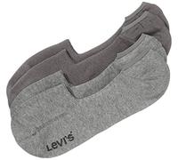 Levi's Herren Levis 168SF NO Show 2P Sneakersocken, Grau (Middle Grey Melange 758), 39/42 (Herstellergröße: 39-42) (2er Pack)