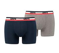 LEVI'S Herren Boxershorts 200SF Sportswear Logo 2er PACK BOXERS 985016001, Größe:XXL, Textilien Form Farbe Levis:Dress Blues