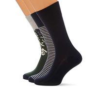 Levi's Herren Levis AW18 GIFTBOX Regular Cut 4P Socken, Mehrfarbig (Dark Green Combo 602), 43/46 (4er Pack)