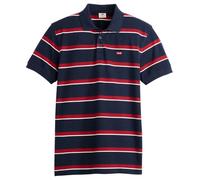 Poloshirt LEVI'S "HM POLO", Herren, Gr. L, alden stripe navy bl, Piquu00e9, Obermaterial: 100% Baumwolle, Basic, normal, Kurzarm, Shirts (95789427-L) alden stripe navy bl