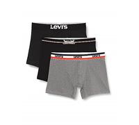 Levi's Herren Levi's Logo Men's Boxer Briefs Giftbox (3 pack) Boxer Briefs, Schwarz, XL