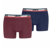 Levi's Herren Levis Men Repeat SPW Logo Boxer Brief 2p Boxer Briefs (2er Pack)