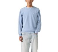 Levi's® Sweatshirt mit Rundhalsausschnitt und Logo-Stitching in Hellblau, Größe M