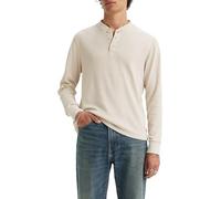 Levi's Herren Long-Sleeve Thermal 3-Button Henley, Beige, S