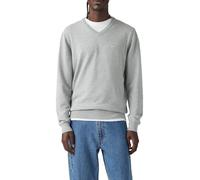 Levi's Herren Lw V Neck Hm Sweater Mid Tone Grey Heath Pullover, X-Large