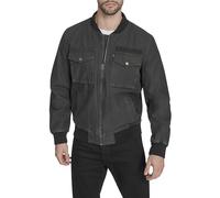 Levi's Herren Ma-1 Flight Leichte Bomberjacke mit Reißverschluss Collegejacke, Kohle-Baumwolle, M