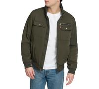 Levi's Herren Men's Stand Collar Utility Bomber Jacke, Grün (Army Green), XL