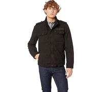 Levi's Herren Militärjacke aus Gewaschener Baumwolle (Normale Größen) Leichte Baumwolljacke, schwarz, X-Large