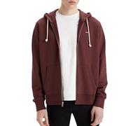 Levi's Herren New Original Zip Up Sweatshirt, Decadent Chocolate, XS