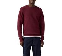 Wollpullover LEVI'S "ORIGINAL HM SWEATER", Herren, Gr. XL, rot (tawny port), Strick, Obermaterial: 80% Wolle, 20% Polyamid, regular fit normal, Rundhals, Pullover, klassische Rundhalsform (54492469-XL