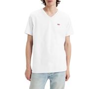 Levi's Herren Original Housemark V-Neck T-Shirt, White, XL