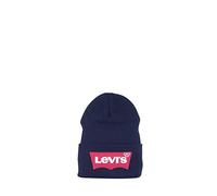 Levi's Herren Oversized Batwing Beanie Strickmütze, Schwarz (Noir Regular Black 59), One Size (Herstellergröße: UN)