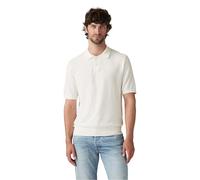 Levi's Polo aus Strick Bright White Cotton Linen - White XL