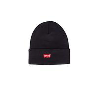 Levi's Herren Red Batwing Embroidered Slouchy Beanie Strickmütze, Schwarz (Regular Black 59), One Size (Herstellergröße: UN)