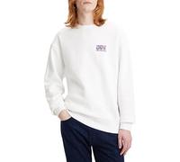 Levi's Herren Relaxd Graphic Crew Crewneck Graphics, Tie-dye Sw Crew White, S