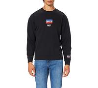 Levi's Herren Relaxd Graphic Crew Jeans, Schwarz, S