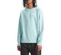 Levi's Herren Relaxd Graphic Crew , Poster Logo Chest Pastel Turquoise, Grün, S