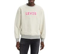 Levi's Herren Relaxd Graphic Crew Sweatshirt, Headline Logo Mhg, L
