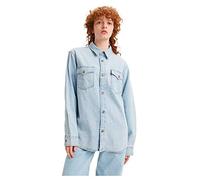 Levi's Herren Relaxed Fit Western Hemd Indigo Stonewash (Blau) S