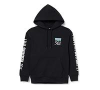 Levi's Herren Relaxed Graphic Sweatshirt Hoodie Kapuzenpullover,Button Fly Hoodie Vw Caviar,L