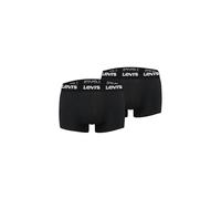 Levi's Herren Retropants Repeat Logo Trunk Boxershorts 2-er Pack, Farbe:Black, Bekleidungsgröße:L