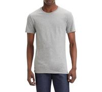 Levi's® Slim 2Pack CrewNeck Herren T-Shirt weiß grau meliert Gr. S