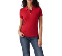 Levi's Damen Slim Housemark Polo Polohemd, Scarlet Smile, X-Small