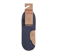 Levi's Herren Sneakersocken 168SF NO SHOW 2P, 2er Pack, Gr. 43/46, Blau (mid denim 824)