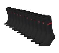 Levi's Herren Socken 12er Pack - Regular Cut Batwing, ECOM, Logo, einfarbig Schwarz / 39-42 39-42 Schwarz