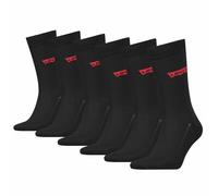 Levi’s Classic-Socken, Normalschnitt, langlebige Socken aus Bio-Baumwolle mit recycelten Anteilen, 6er-Pack