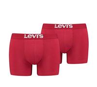 Levi's Herren Solid Basic Boxer Shorts, Chili Pepper, XL EU