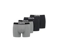 Levi's Herren Solid Basic Boxers (4 Pack) Unterwäsche (4er Pack)