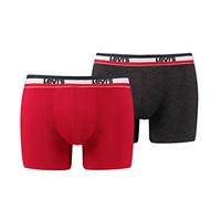 Levi's Boxershorts 2-Pack Rot Grau Grau XL