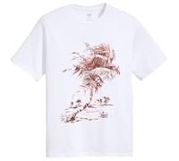 Levi's Herren SS Relaxed FIT Tee, Brin Palm Tree White+, M