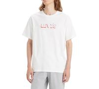 Levi's Herren Ss Relaxed Fit Tee T-Shirt,Headline Drop Shadow White+,XL