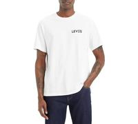 Levi's Herren Ss Relaxed Fit Tee T-Shirt, Headline Logo 2 White+, S