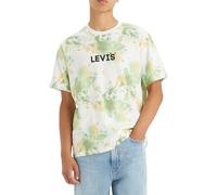 Levi's Herren Ss Relaxed Fit Tee T-Shirt,Headline Logo AOP,S