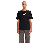 Levi's Herren Ss Relaxed Fit Tee T-Shirt,Holiday Poster Caviar,S