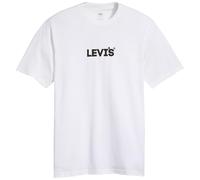 Levi's Herren Ss Relaxed Fit Tee T-Shirt, Small Headline Logo Weiß, S