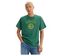 Levi's Herren Ss Relaxed Fit Tee T-Shirt, Varsity Logo Patch Bistro Green, XS