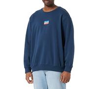 Levi's Herren Standard Graphic Crew Sweatshirt,Mini Sportswear - Dress Blues,XL