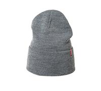 Levi's® SLOUCHY RED TAB BEANIE Herren Wintermütze, grau, größe UNI OS