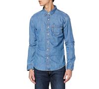 Levi's Herren Sunset 1-Pocket Slim Hemd Cotton Tencel Mid Worn (Blau) S